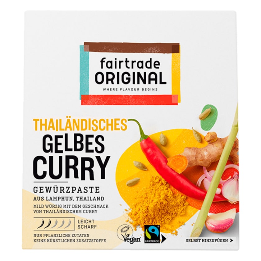 Fairtrade Original Thailändisches Gelbes Curry 70g